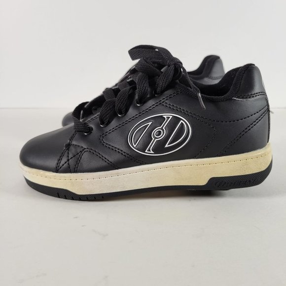 HEELYS Black Low Wheeled Heeled Shoe Unisex Kids Size 3 - Picture 7 of 11